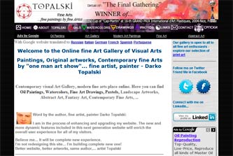Fine Artist Website v2.3 by Darko Topalski