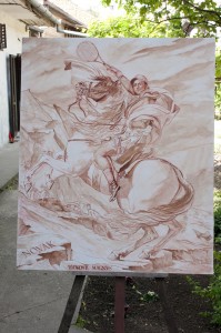 Nole Napoleone-burnt umber layer-by topalski