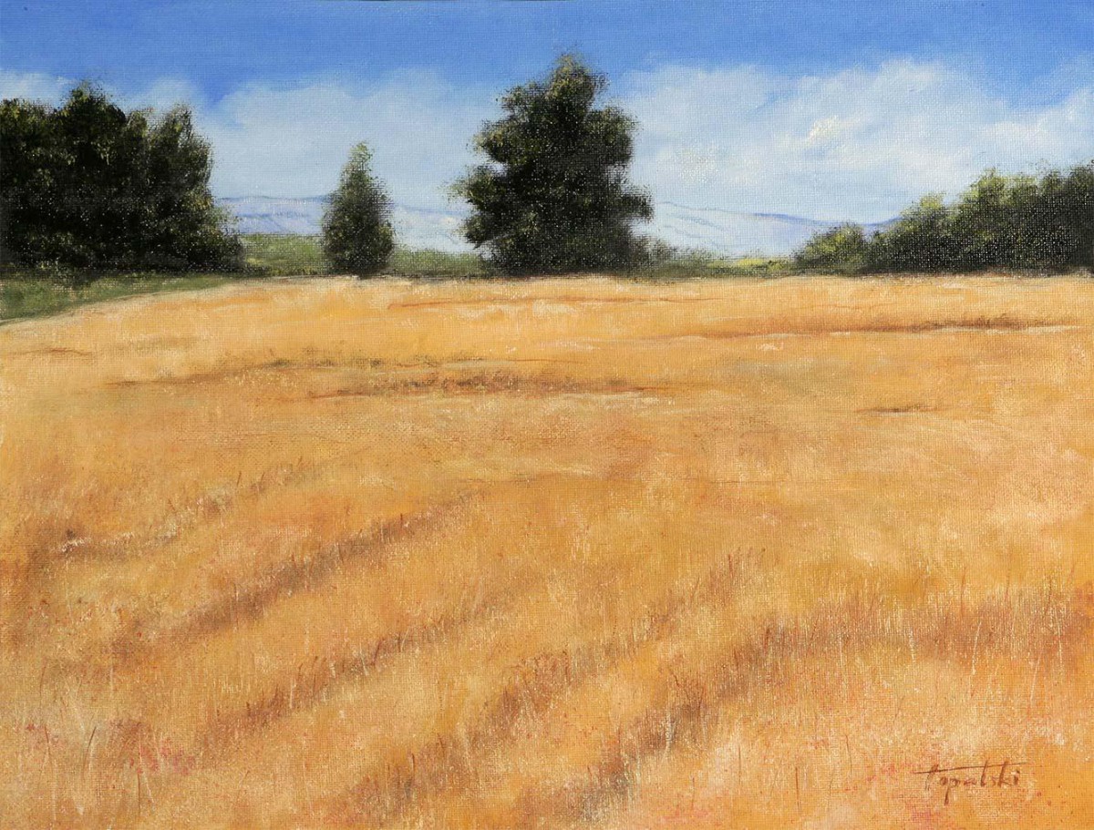 In the Fields - Oil Painting - Fine Arts Gallery - Original fine Art ...