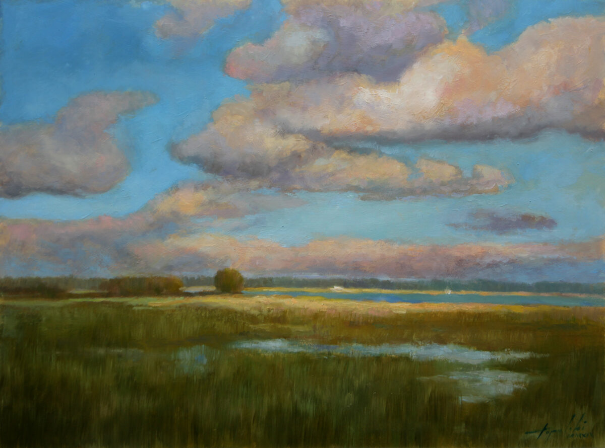 In The Plain Original Fine Art Landscape Oil Painting By Artist Darko Topalski 1200x890 